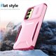 thumbnail image 3 of Funda Resistente para Samsung Galaxy A25 5G con Tapa Deslizante y Protección Militar Rosa, 3 of 6