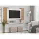 thumbnail image 1 of Panel TV Atlanta 55 Pulgadas Repisas Reversible Roble - Blanco, 1 of 2