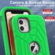 thumbnail image 5 of Funda Grifobes para iPhone 12/12 Pro de 6.1 pulgadas a prueba de golpes verde+gris, 5 of 7