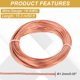 thumbnail image 2 of Cable de tierra de cobre desnudo Uxcell, calibre 18, 65.6 pies, cables de cobre trenzado sólido para accesorios de iluminación, ventiladores, equipos eléctricos, 2 of 6