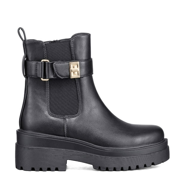 Botin Casual Mujer Eco Cuero Vintage Plataforma Weide RQ81