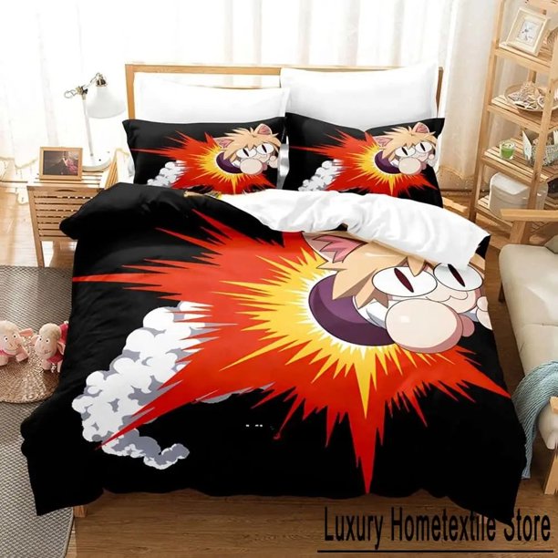ed Cartoons Melty Blood Neco Arc Bedding Set Bed Set Adult Kid Bedroom Duvet cover Sets Bed Sheets