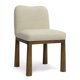 thumbnail image 1 of Silla de comedor TOV Furniture Tiara Cream Performance Fabric, 1 of 7