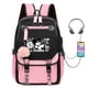 thumbnail image 1 of MINISO Kuromi Melody Joint Peripheral Backpack Female Cute Elementary School Students Junior High School Bag Mochila, 1 of 3