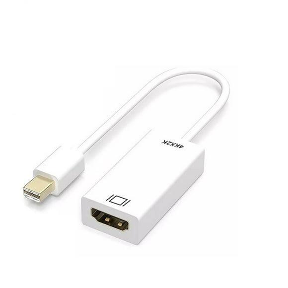 Adaptador Mini DisplayPort a HDMI 4K Ultra HD para Macbook Thunderbolt Convertidor a Cable HDMI Conversor