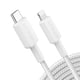 thumbnail image 2 of Cable USB-C a Lightning Anker Carga Rápida 60W 1m Blanco, 2 of 5