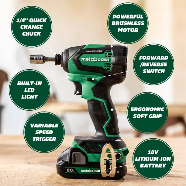 Juego de herramientas eléctricas Metabo HPT 18V MultiVolt