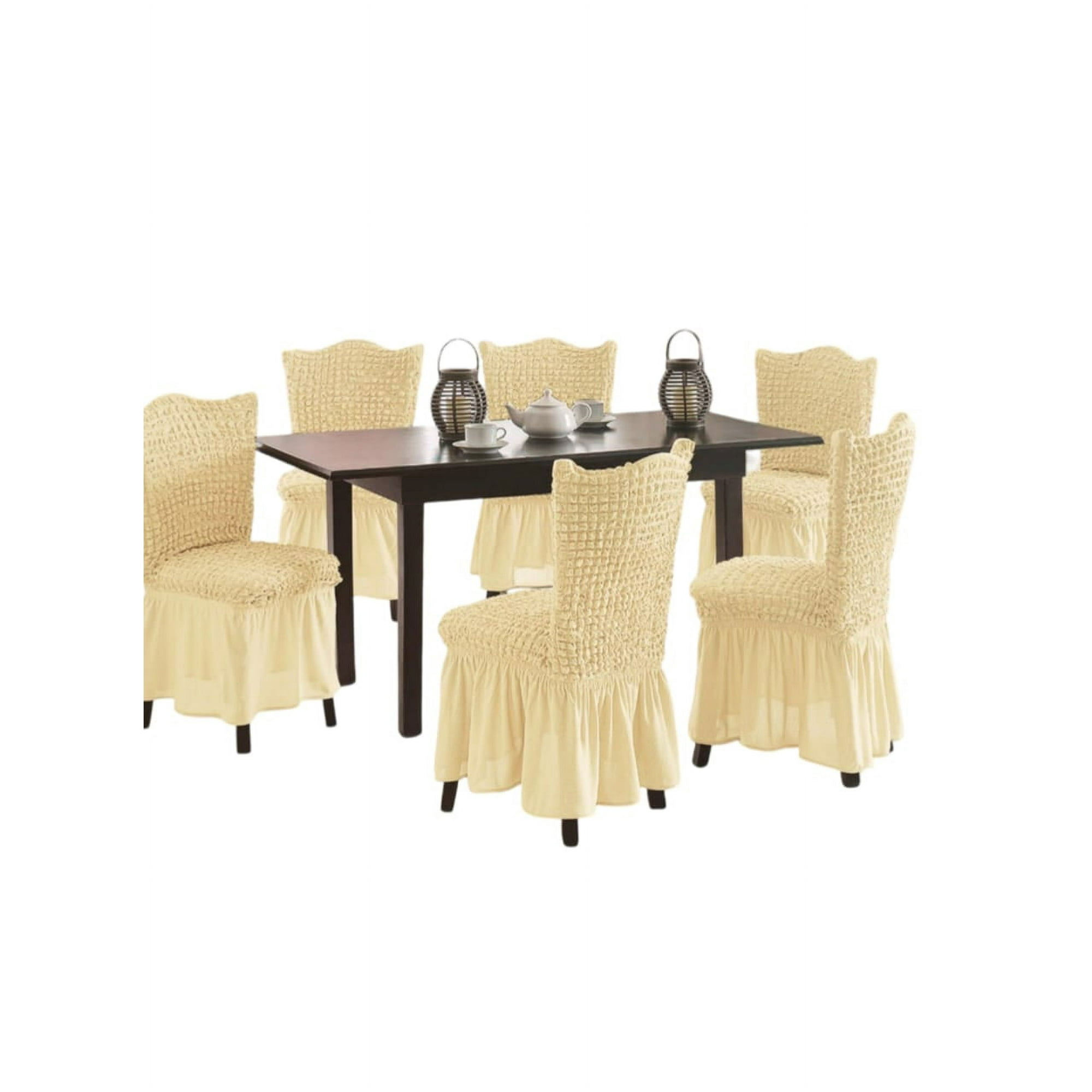 Genérico - Fundas Sillas Turcas - Pack De 6 Unds T3