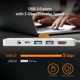 thumbnail image 5 of Minihub USB-C j5create JCD373 con HDMI 4K, 2 puertos USB 3.1 de 5 Gbps, 5 of 7