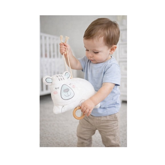 Peluche de apego oso polar musical