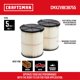 thumbnail image 2 of Filtro de vacío CRAFTSMAN CMXZVBE38755 para 18.9 L a 75.7 L, paquete de 2, 2 of 7