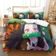 thumbnail image 3 of Cartoon -Bedding -Sets for- Kids Boys Girls -Anime Comforter Set- Nezuko Kamado -Japanese Anime- Duvet Cover 3 Pieces 1 Duvet- Cover and 2 Pillowcase Gift- for Him Twin173x218cm, 3 of 5