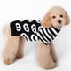 thumbnail image 3 of Suéter de Halloween para mascotas, ropa para perros y gatos con mangas a rayas y calaveras., 3 of 6