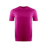 Snix - Polera Deportiva Elasticada Manga Corta Fucsia Talla S