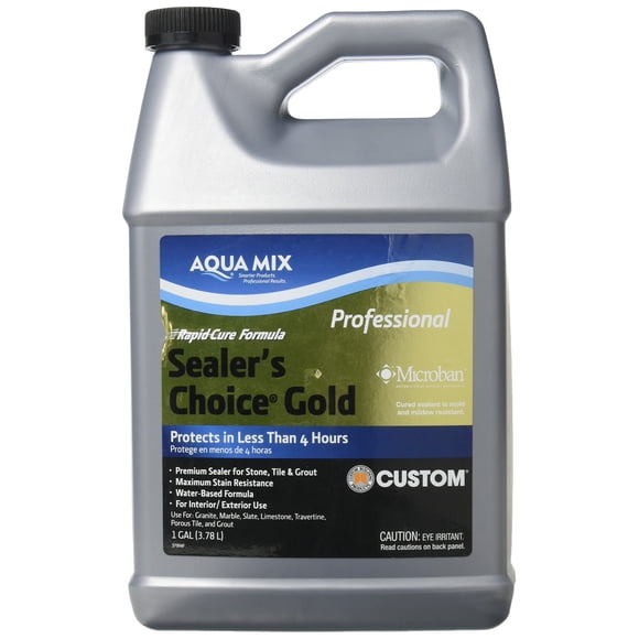 Sealer Aqua Mix Sealer's Choice Gold para piedra natural, 3,78 litros