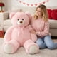 thumbnail image 2 of Oso de peluche HollyHOME de 122 cm, rosa, peluche de felpa, 2 of 9