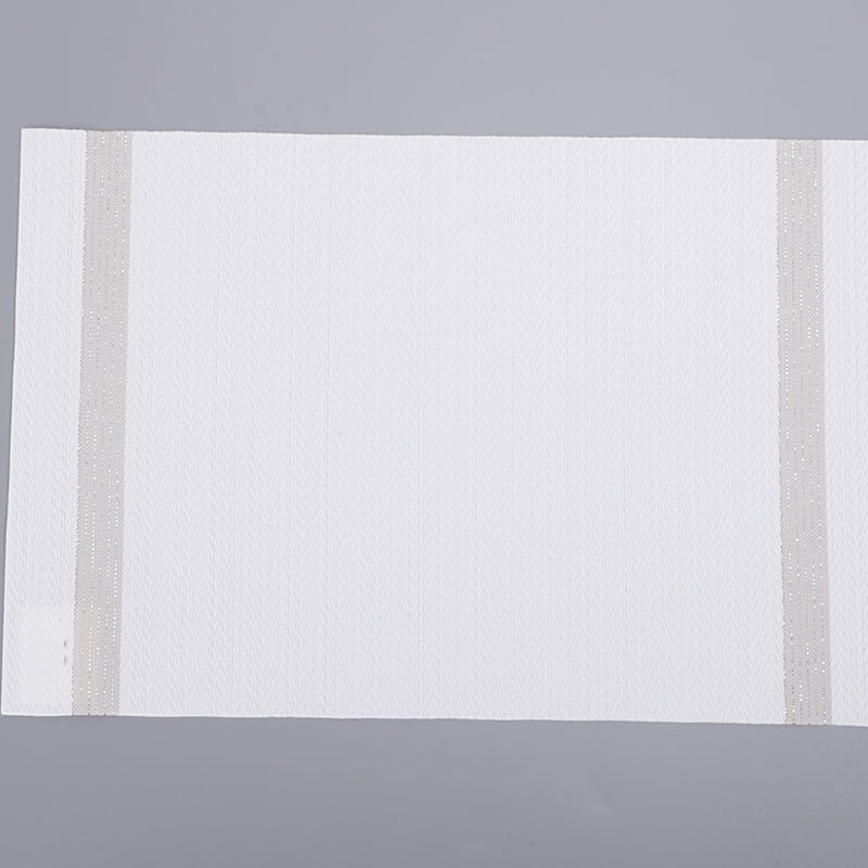 Xmhytop Juego De 6 Manteletes Individuales Para Mesa, Hechos De Pvc Resistente, Antideslizantes Y Termorresistentes, Ideal Para Hogares, Restaurantes Y Cocinas, Estilo I, 45*30cm, Blanco