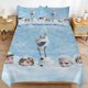 thumbnail image 4 of Cartoon Frozen 3-Piece Bed Set Warm And Comfortable Kawaii Bedding Set Cute Soft Microfiber Bedclothes for Boys Girls Kids Bed Sheets, 4 of 5