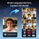 thumbnail image 2 of Auriculares de traducción bluemaison AI Real-Time 198 idiomas, 2 of 9