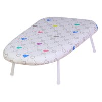 Magideal - Tabla De Planchar Para El Hogar, Tabla De Planchar Plegable, Portátil, Pequeña, Con Cubierta De Algodón, Tabla De Planchar Para Dormitorio, Mesa De