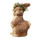 thumbnail image 5 of Coleccionables De Escultura De Conejo De Paja De Pascua Para Adorno De Primavera Marrón, 5 of 5