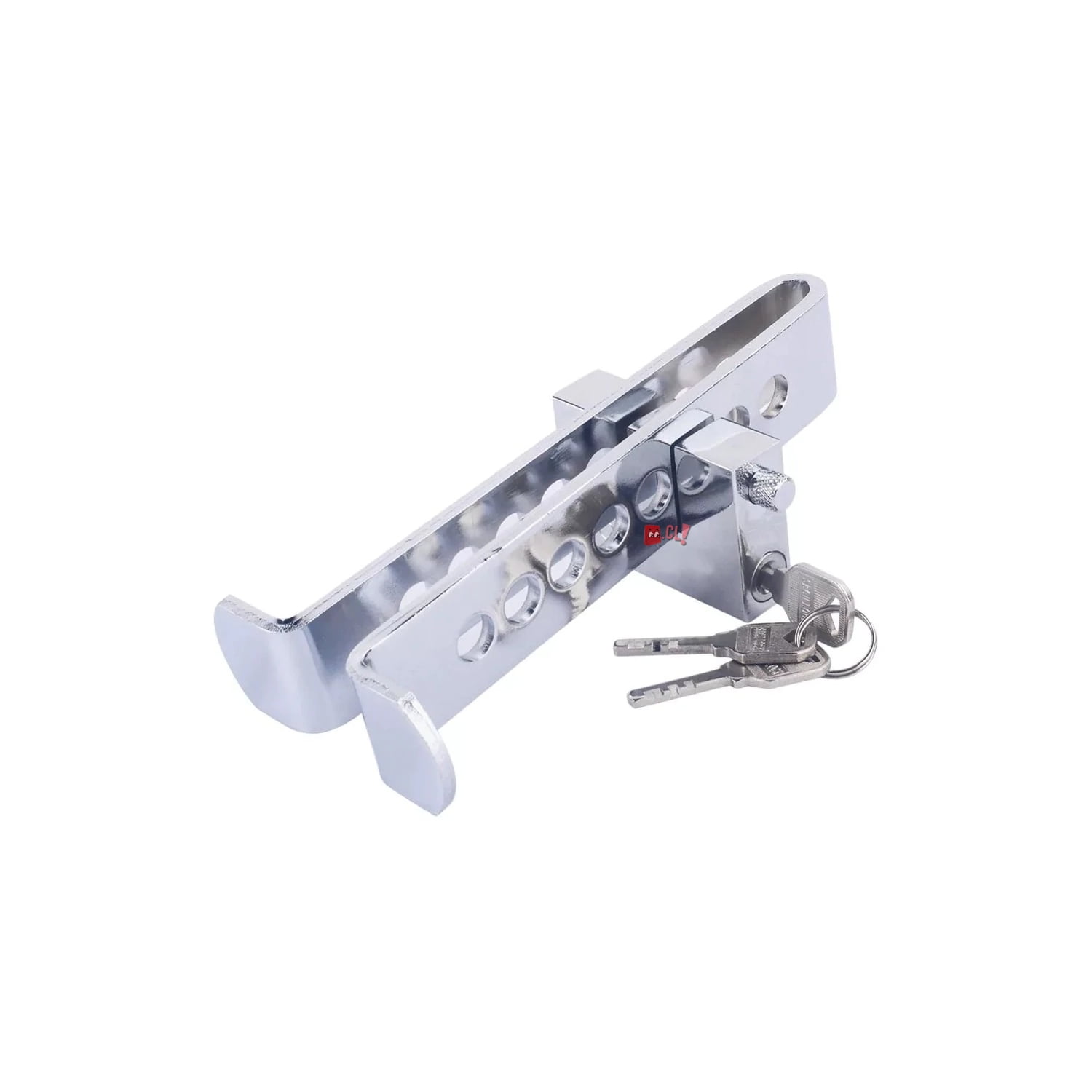 Dblue - Traba Pedal Automóvil Con Candado Y Llaves De Seguridad - Ps