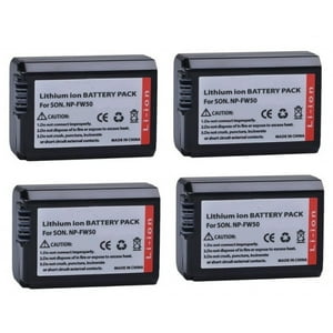Genérico - 4 Batería Np-Fw50 Alternativa Sony