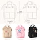 thumbnail image 2 of Mickey Minnie Pooh Winnie Diaper Bag Maternity Nappy Bag Backpack USB Bottle Insulation Bags Travel Feeding Baby Mommy Handbag, 2 of 4