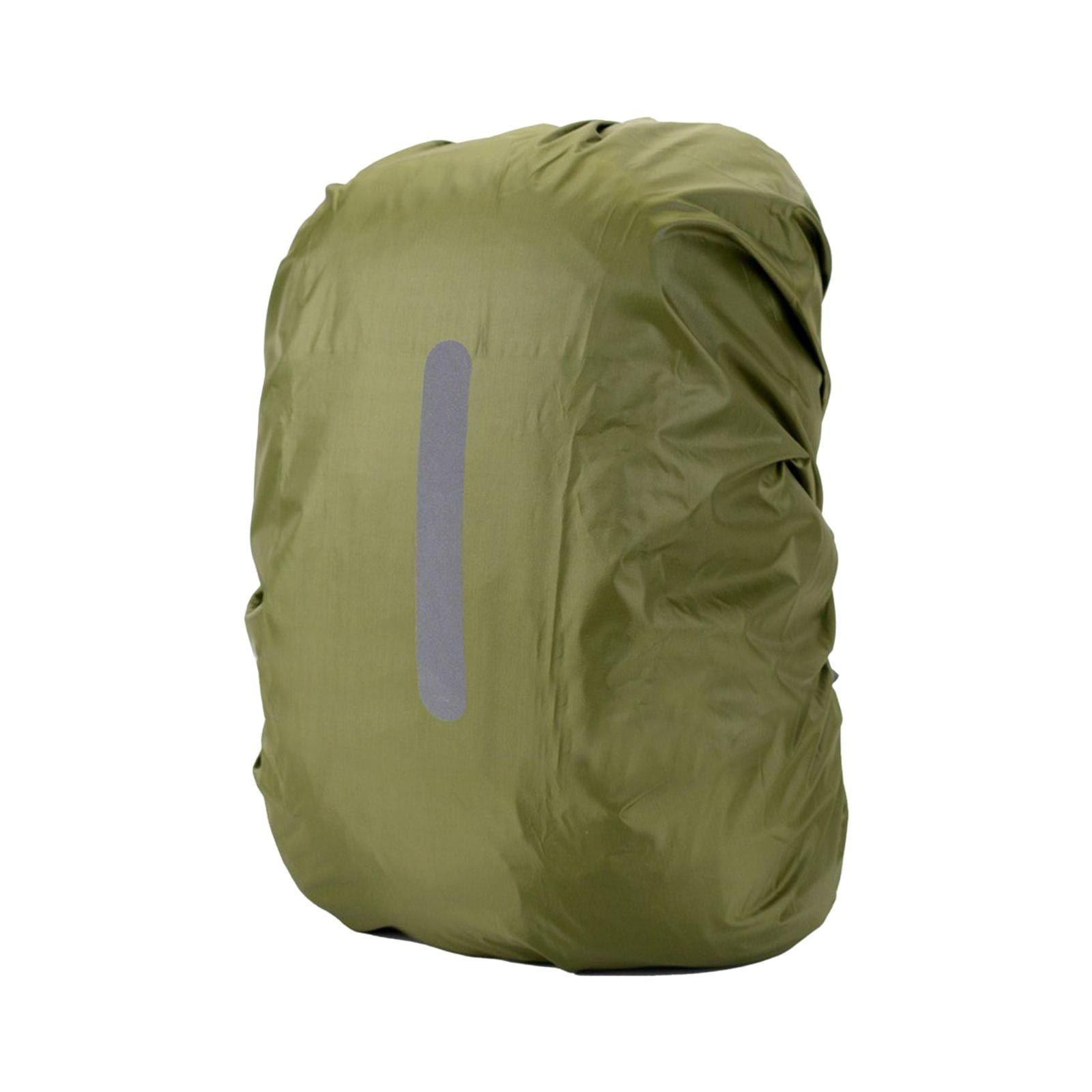 Ioensy - Mochila Funda Lluvia Con Tira Reflectante 30-40l Impermeable Multifunción Verde