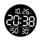 thumbnail image 4 of Reloj De Pared Digital Medidor De Temperatura Silencio Control Remoto Reloj Despertador Digital Blanco, 4 of 5