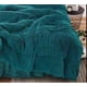 thumbnail image 2 of Cubrecama peludo 2 plazas Turquesa, 2 of 4