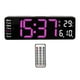 thumbnail image 3 of Reloj De Pared Digital Con Alarmas Duales, Reloj De Mesa Para Decoración Del Hogar, Dormitorio, Mesita De Noche, Luz Púrpura Pequeña, 3 of 3
