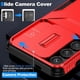 thumbnail image 4 of Funda Resistente para Samsung Galaxy S24 con Tapa Deslizante y Protección Militar Rojo, 4 of 6