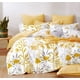 thumbnail image 1 of Funda nórdica SLEEPBELLA King Size 600 hilos de algodón gris/amarillo, 1 of 7