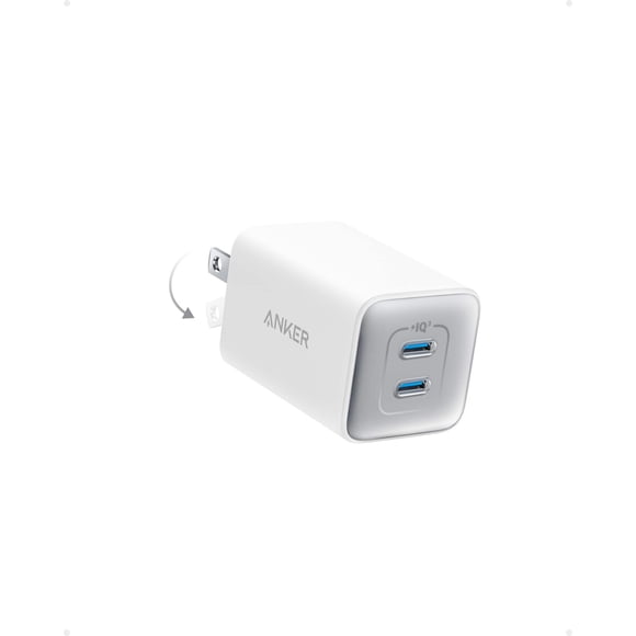 Cargador Anker 523 Nano 47 W, 2 USB-C PD 45 W