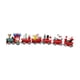 thumbnail image 1 of Juego de decoración de regalos Adorno de tren navideño de madera Regalo Decoración navideña Tren para vacaciones Festival de interior Navidad al aire 31x3x5cm, 1 of 5