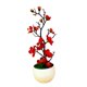 thumbnail image 4 of Arreglo En Maceta De Plantas Falsas Flores Artificiales En Macetas Para Decoraciones Caseras Rojo, 4 of 5