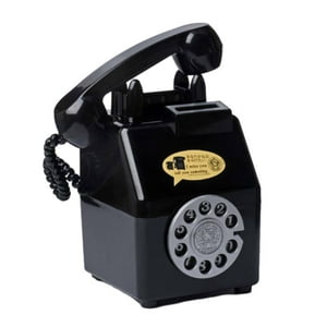Genérico - Retro Teléfono Alcancía Dial Teléfono Dinero Ahorro Tarro Para Estante Escritorio