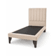 thumbnail image 4 of Cama Plaza y Media Turin Beige Respaldo + Base + Colchon Mery Desing, 4 of 8