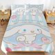 thumbnail image 3 of Cartoon Cinnamoroll 3-Piece Bed Set Warm And Comfortable Kawaii Bedding Set Cute Soft Microfiber Bedclothes for Boys Girls Kids, 3 of 5