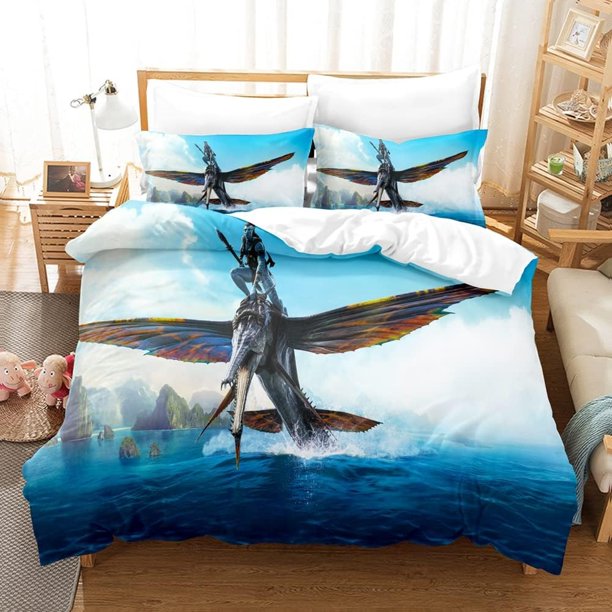 Movies Avatar Bedding Set Avatar Pandora's Planet ing Duvet Cover Pillowcase Film Theme Bedroom Decoration Bed Sheets