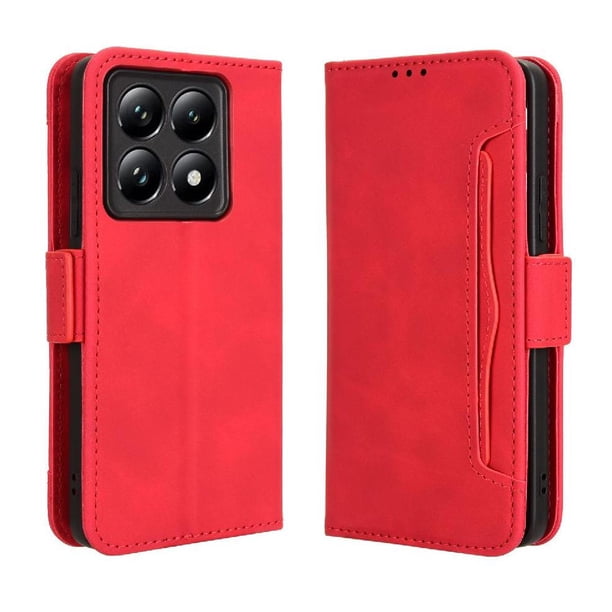 Funda Tipo Billetera FOXDOCK para Xiaomi 14T Pro – Tapa Flip con Tarjetero