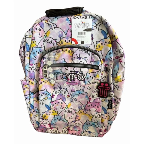 Mochila Escolar Totto Acuarela 20L Resistente Y Práctica 1I2