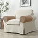 thumbnail image 2 of Juego de 2 fundas elásticas de jacquard para reposabrazos de sofá y sillón, antideslizantes, para reposabrazos de sofá reclinable., 2 of 7