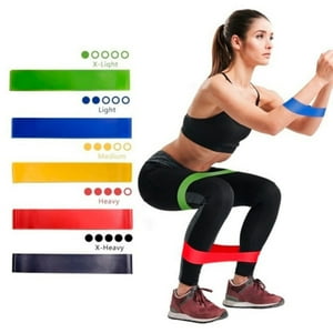 Inaltum Fitness - Set De 5 Bandas De Resistencia Para Trabajo De Piernas