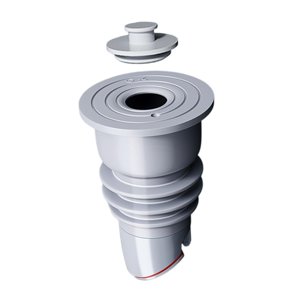 Magideal - Tapón De Sellado De Tubería De Drenaje, Tapón De Drenaje De Suelo Antiolor, Cubierta Práctica De Sellado De Tubería De Alcantarillado Para Lavabo, Lav 53 X 78 Mm