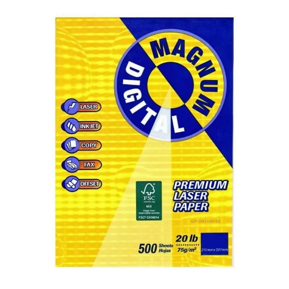 Resma Papel fotocopia Oficio MAGNUM