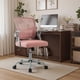 thumbnail image 5 of Silla de ordenador DUMOS Home Office ergonómica con respaldo medio rosa, 5 of 6