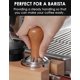 thumbnail image 5 of Tamper de espresso WYLOSUA 51 mm Acero inoxidable y madera, 5 of 6