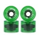 thumbnail image 4 of 4 Ruedas De Skate Ronyme 78A De Repuesto Para Longboard De 70 X 51 Mm, Color Verde, 4 of 5